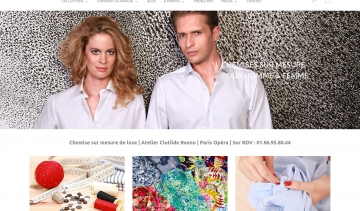 Clothilde Ranno, Créatrice de chemises en tissus de luxe sur mesure