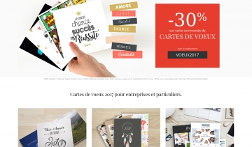 Cartes de voeux 2017, votre plateforme de cartes personnalisées.