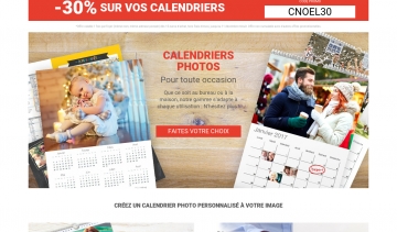 Calendrier photo 2017, commandez des calendriers personnalisés