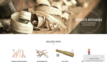 Vente d'objets et articles en bois sur Internet