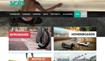 Urban Skate, boutique de vente d'Hoverboards, de Gyropodes, etc.