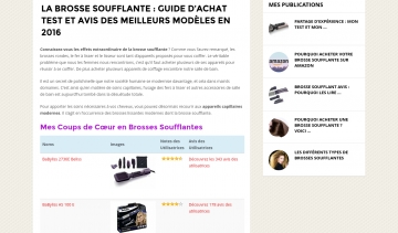 brossesoufflanteinfo.com: le meilleur guide d'achat de la brosse soufflante