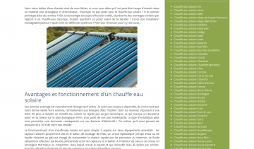 Chauffe-eau solaire, guide d'information sur les chauffe-eaux solaires