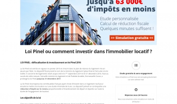 Loi Pinel 2016, tout sur la défiscalisation immobilière