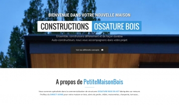 Petite Maison Bois, vente en ligne de structures en bois