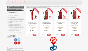 Achat de matériel incendie