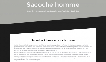 Sacoche Homme, guide d'achat des sacs à main pour homme