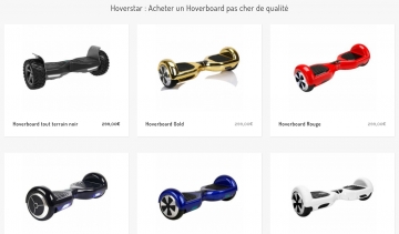 Hoverstar, boutique en ligne de hoverboards