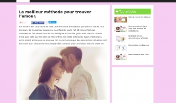 Rencontre amoureuse, le guide pour des rencontres amoureuses et amicales sur internet.