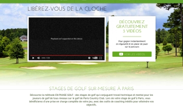 En phase golf, coaching technique et mental en golf 