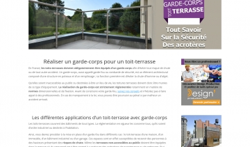 Terrasse acrotère, Utilité des rambardes de sécurité sur les toits-terrasses