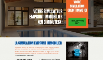 Emprunt Immobilier, site de simulation d'emprunt immobilier