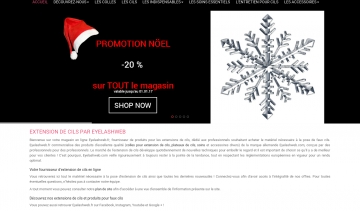 Eyelashweb, vente de produits d’extension de cils pour professionnels