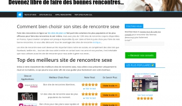 Trouvez aisément un site spécialisé dans les rencontres pour adultes