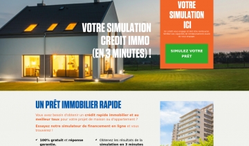 Crédit Immobilier, simulateur de crédit immobilier en ligne