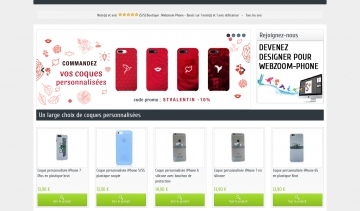 webzoom-phone, spécialiste de la coque personnalisée et de la pièce détachée.