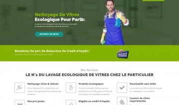 Nettoyage de vitres pour les particuliers