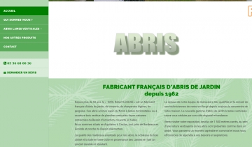 Robert Léglise, société de fabrication d’abris de jardin.