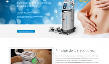 Machine Cryolipolyse, matériel réalisant un traitement amincissant