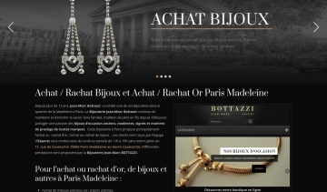BOTTAZZI, vente, achat et rachat des bijoux et pierres précieuses à Paris.