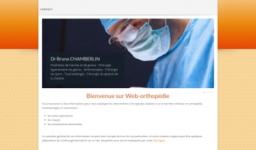 Web orthopédie, site d'information sur la chirurgie orthopédique 