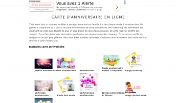 1001-carteanniversaire, de belles cartes d'anniversaire virtuelles