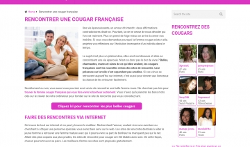 La vie amoureuse des femmes cougars