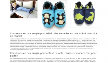 Chaussons-cuir-souple, guide d'achat de chaussons en cuir souple