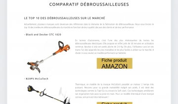 Débroussailleuse Warrior, comparateur des marques de débroussailleuses