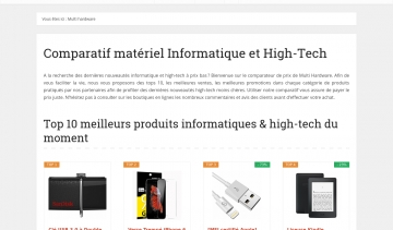 Multi Hardware, comparateur de prix informatique