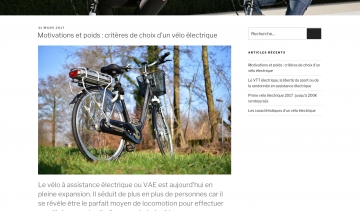 Vélo électrique, guide d'achat des vélos électriques