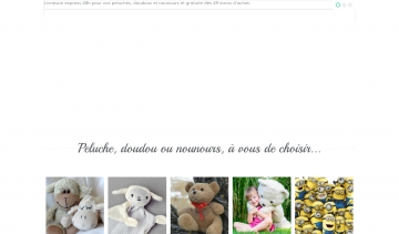 Peluche, doudou et nounours