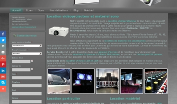 Service Events, location de vidéoprojecteur et sono