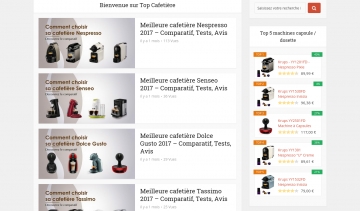 Top Cafetière, comparateurs de prix des cafetières