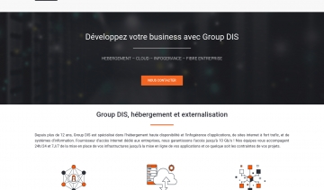 Group DIS, spécialiste dans l'hébergement et l'infogérance