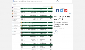 Footlive, actualités et résultats en ligne sur le foot