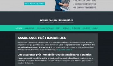 Assurance Prêt Pas Cher, le meilleur comparateur d'assurances de prêt immobilier