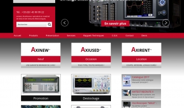Axitest, entreprise de distribution des appareils de mesure en France