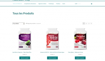 Nutrition Way, vente en ligne de compléments alimentaires