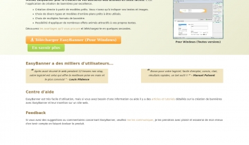 EasyBanner, logiciel de création de bannières web animées 