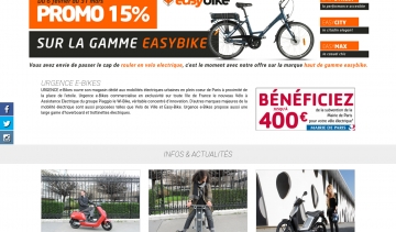 Urgence E-Bikes, votre spécialiste parisien du vélo électrique