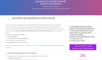 « Assurances Loyers Impayés », présentation des assurances des loyers impayés 