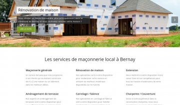 Maconnerie-local.fr, site web d'une entreprise de maçonnerie en région Normandie 