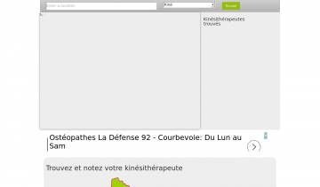 meilleurkine; trouver rapidement un kinésithérapeute près de chez soi