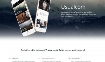 Usualcom, création de site internet