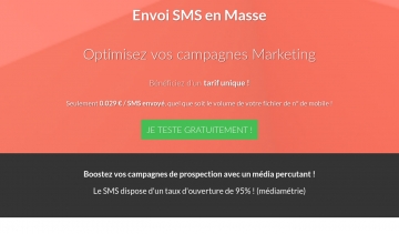 « Envoi SMS en Masse », meilleure plateforme pour envoyer des SMS publicitaires