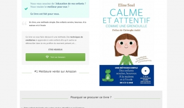 Calme et attentif comme une grenouille, un livre de méditation pour enfant