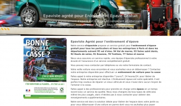 Épaviste Agrée, Société d’enlèvement d’épave