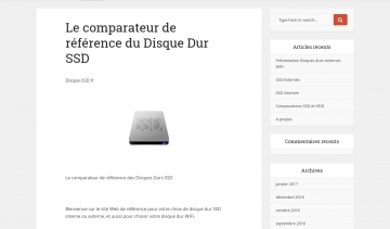 Disque-ssd.fr, guide de référence des disques durs SSD