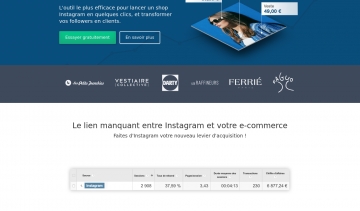 Squareshop, outil de commerce électronique sur Instagram 